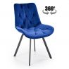 Стул кухонный Halmar K519 (синий/черный)