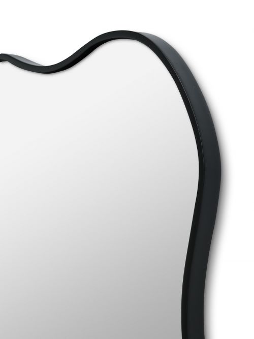 Fancy Oval Black (Фэнси) Зеркало в тонкой раме Smal 60*80 см