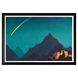 Н. К. Рерих «Звезда героя», 1936, картина в раме