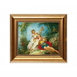 Жан-Оноре Фрагонар, «Счастливые влюбленные» 1760-65, картина в раме