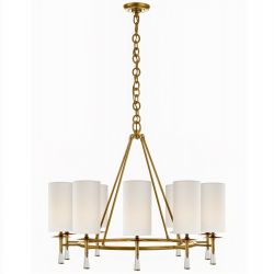 Золотая люстра “Валенте”