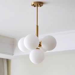 Золотой подвесной светильник “Маниса”