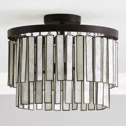 Потолочный светильник “Авиано” с подвесами из перламутра