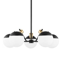 Чёрная люстра “Миранда”