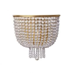 Золотой настенный светильник “Карла”