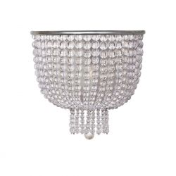 Серебряный настенный светильник “Карла”