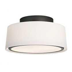 Большой чёрный потолочный светильник “Флемиш”