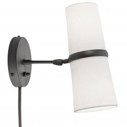 Чёрное бра “Флемиш” с проводом