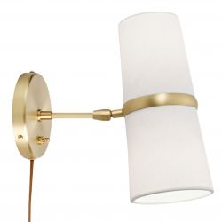 Золотое бра “Флемиш” с проводом