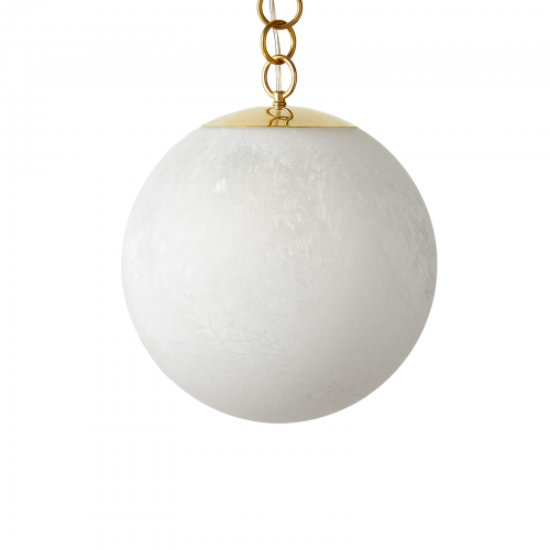 Золотой подвесной светильник “Мэйси” Ø 35 см