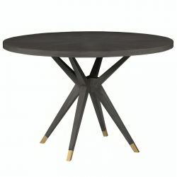 Черный обеденный стол из дуба “Изабелла”