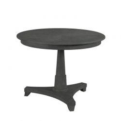 Чёрный обеденный стол из дуба “Парма”