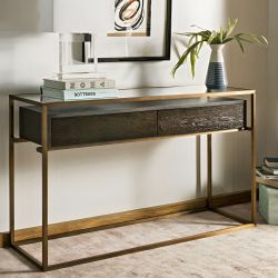 Коричневая консоль с ящиками “Хэйворд”