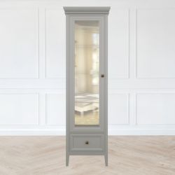 Витрина правая с зеркалом R серая