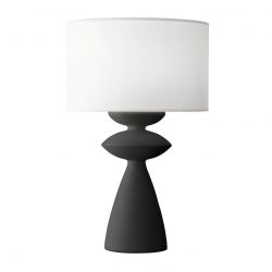 Черная настольная лампа “Анза”