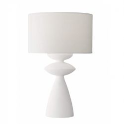 Белая настольная лампа “Анза”