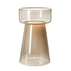 Серо-коричневый приставной столик “Флумс” – Ø 30 см.