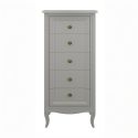 Комод высокий 5 ящиков М315G Grey