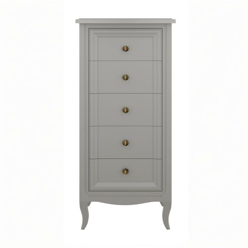 Комод высокий 5 ящиков М315G Grey