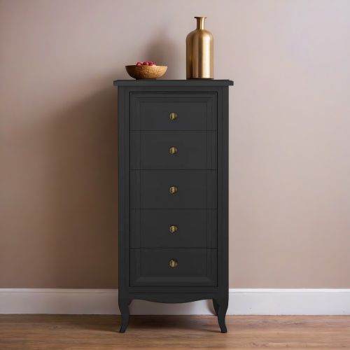 Комод высокий 5 ящиков М315BL Black