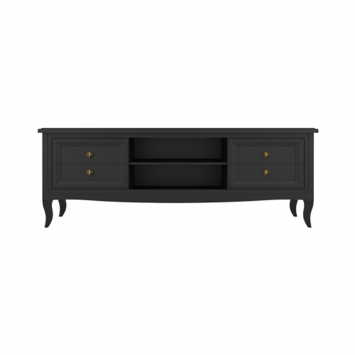 Тумба ТВ узкая М304BL Black