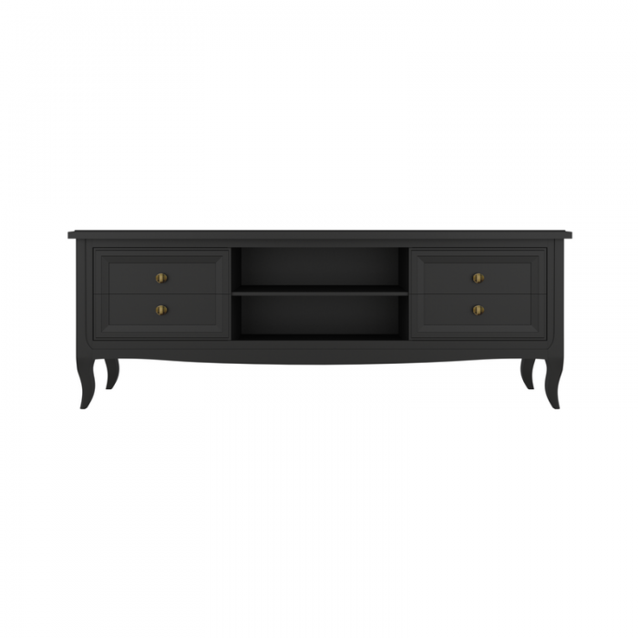 Тумба ТВ узкая М304BL Black