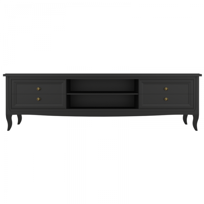 Тумба ТВ широкая М305BL Black