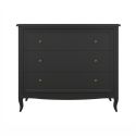 Комод 3 ящика М401BL Black