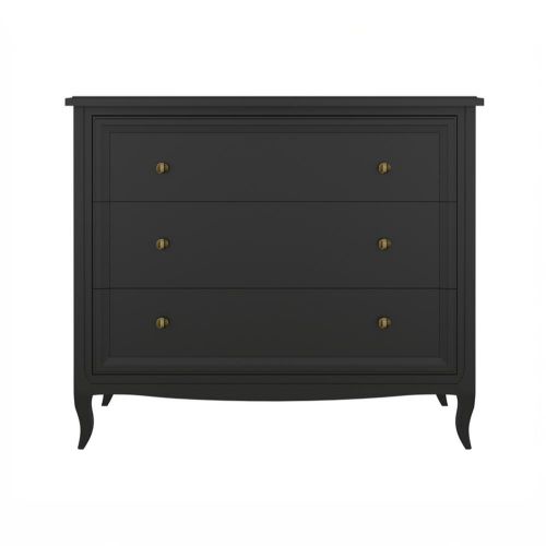 Комод 3 ящика М401BL Black