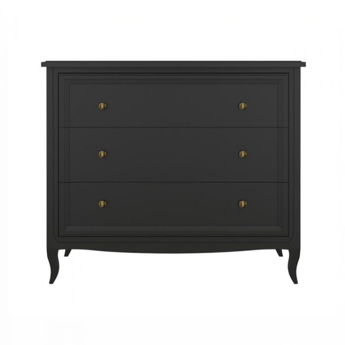 Комод 3 ящика М401BL Black