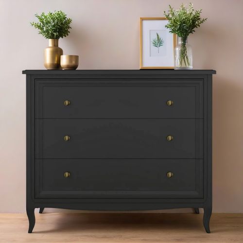 Комод 3 ящика М401BL Black