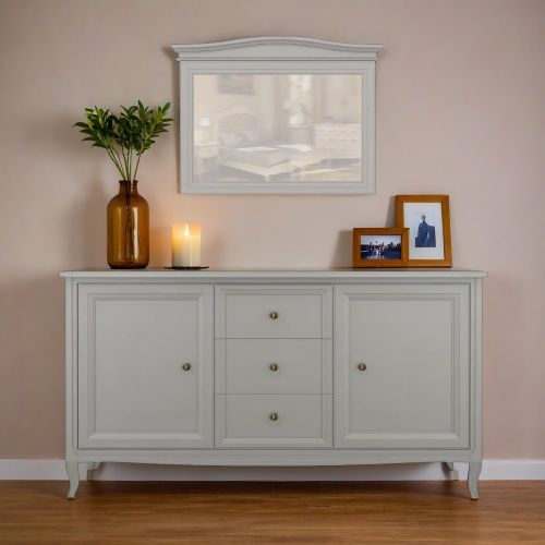 Комод широкий 3 ящика  и 2 двери М403G Grey