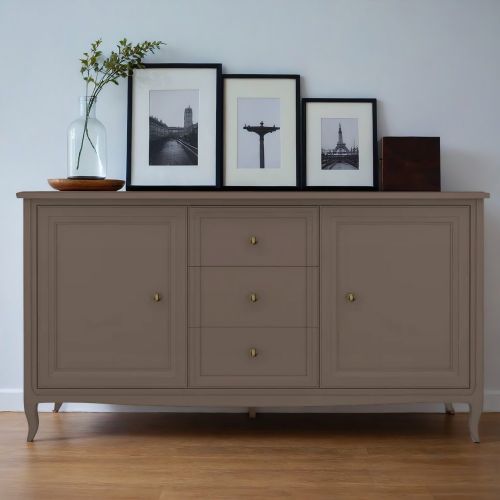 Комод широкий 3 ящика  и 2 двери М403Q Quartz