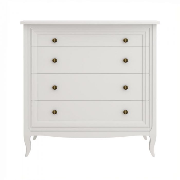 Комод 4 ящика М404W White