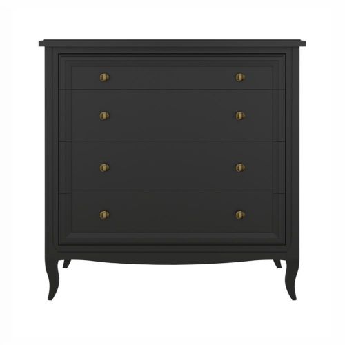 Комод 4 ящика М404BL Black