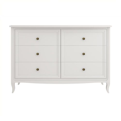 Комод  6 ящиков М406W White