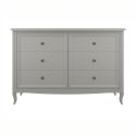 Комод  6 ящиков М406G Grey