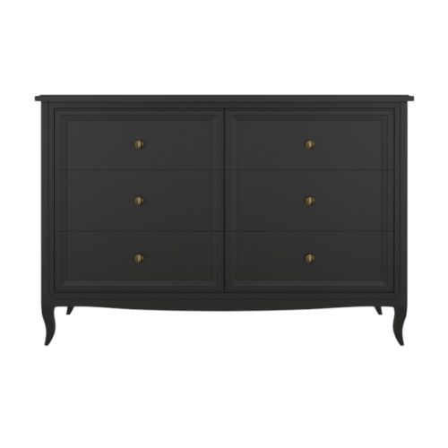 Комод  6 ящиков М406BL Black