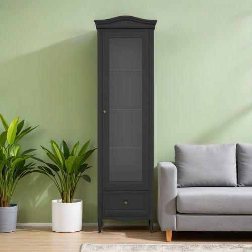 Витрина правая с зеркалом R М601R/BL Black