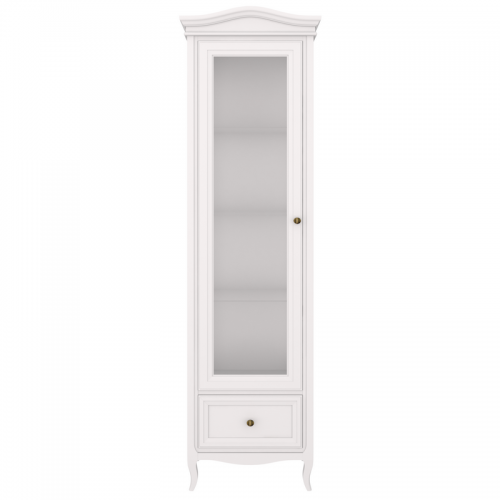 Витрина левая  с зеркалом L М601L/W White