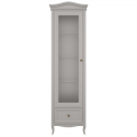 Витрина левая  с зеркалом L М601L/G Grey