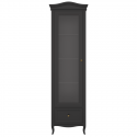 Витрина левая  с зеркалом L М601L/BL Black