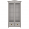 Cервант стеклянный c зеркалом М603G Grey