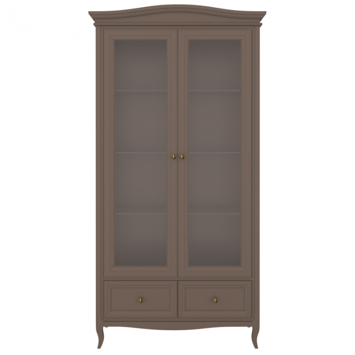 Cервант стеклянный c зеркалом М603Q Quartz