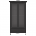 Cервант стеклянный c зеркалом М603BL Black