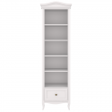 Стеллаж узкий М605W White