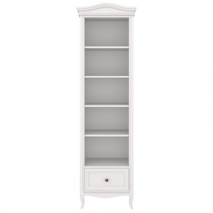 Стеллаж узкий М605W White