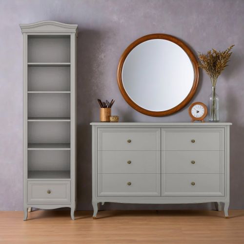 Стеллаж узкий М605G  Grey