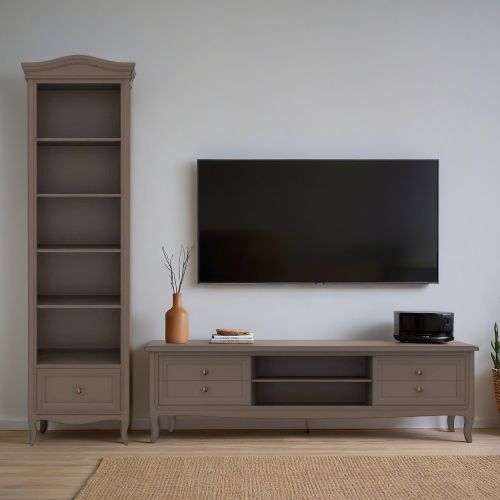 Стеллаж узкий М605Q Quartz