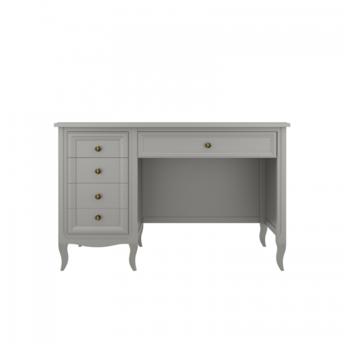 Cтол письменный однотумбовый М705G Grey
